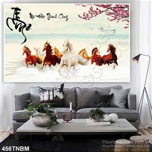 Tranh Ngựa in 3D decor