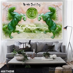 Tranh treo tường mã đáo thành công - Tranh Ngựa