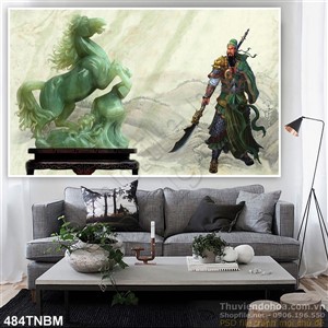 Tranh Ngựa và Quan Công