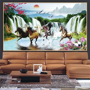 Bát Mã vượt sông psd