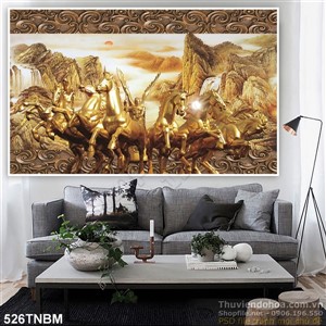 Tranh tượng mạ vàng phong thủy