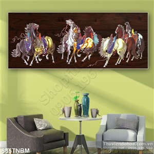 Tranh Bát tuấn hùng phong