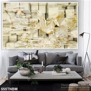 Tranh đá Mã đáo treo tường nghệ thuật