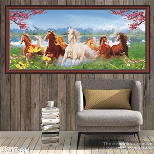 Tranh Ngựa dán tường trong nhà