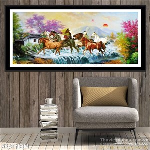 Bát Mã vượt thác psd