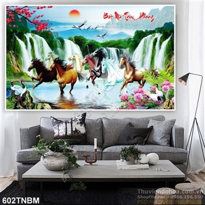 Tranh Bát Mã qua sông