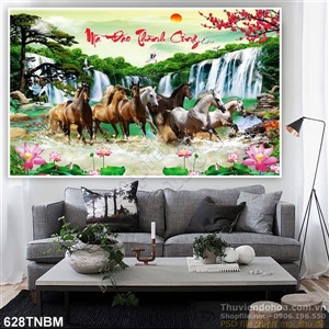 Tranh Bát Mã đạp vó truy phong