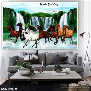 Tranh Ngựa phong thủy độc đáo