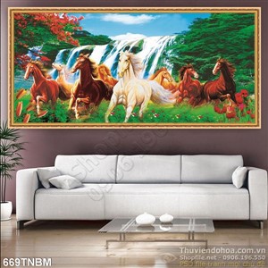 Tranh ngựa phi nước đại đẹp