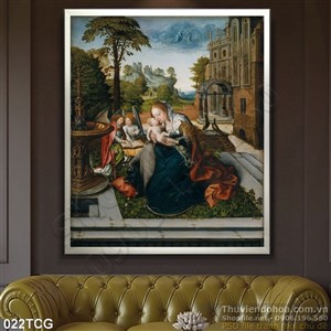 Tranh công giáo, thiên chúa và Mẹ Maria