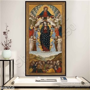 Tranh công giáo, Thiên Chúa trang trí tường