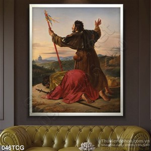 Tranh công giáo, thiên chúa treo tường