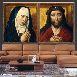 Tranh công giáo, Mẹ Mari và Chúa Giê-su