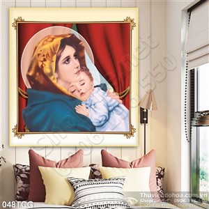 Tranh công giáo, Đức Mẹ và Chúa