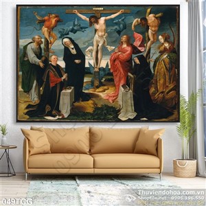 Tranh công giáo, Chú trên thập giá