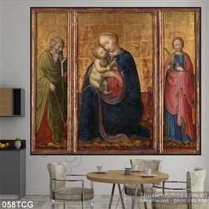 Tranh công giáo, Chúa Giê- su và Đức Mẹ