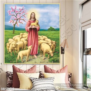 Tranh công giáo, Chúa chăn chiên