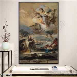 Tranh công giáo, thiên chúa