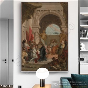 Tranh công giáo, thiên chúa