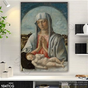 Tranh công giáo, Mẹ Maria và Chúa Gie-su
