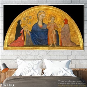 Tranh công giáo, Mẹ Maria và Chúa