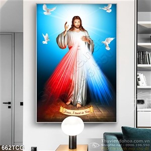 Tranh công giáo chúa Jesus I trust in your