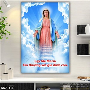 Tranh công giáo thập giá đẹp