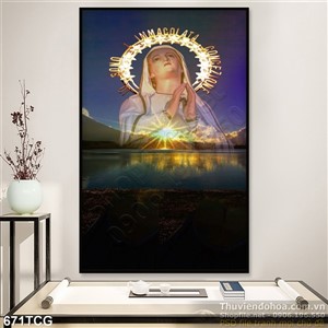 Tranh công giáo Mẹ thương xót đẹp