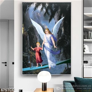 Tranh chúa hài nhi trong lòng Mẹ Maria