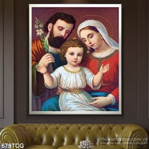 Tranh công giáo hài nhi và gia đình