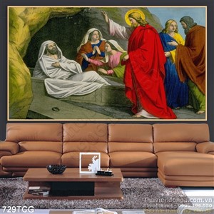 Tranh công giáo Chúa Jesus làm phép lành