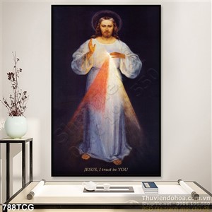 Tranh canvas công giáo Chúa Gie su