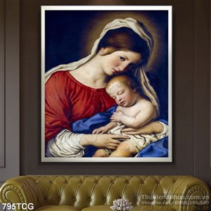 Tranh canvas wall Mẹ Maria