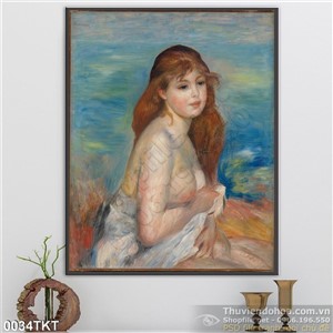 Tranh khỏa thân nghệ thuật thiếu nữ