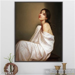 Tranh khỏa thân nghệ thuật thiếu nữ