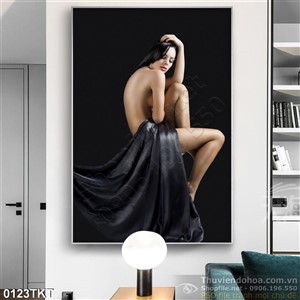 Tranh khỏa thân nghệ thuật thiếu nữ
