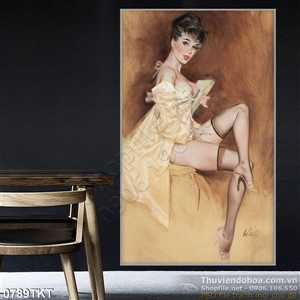 Tranh khỏa thân nghệ thuật sơn dầu