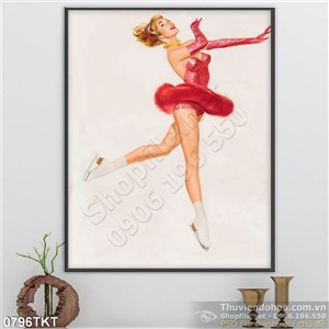 Tranh khỏa thân nghệ thuật khiêu vũ