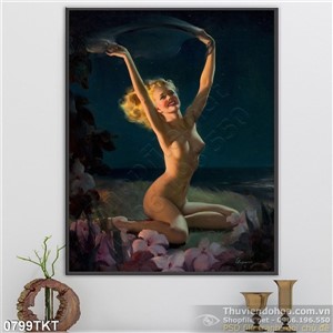 Tranh khỏa thân nghệ thuật sơn dầu Châu Âu