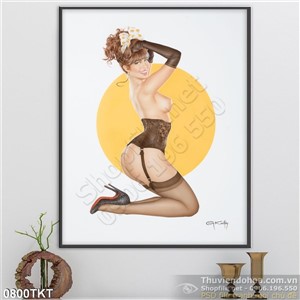 Tranh khỏa thân nghệ thuật vũ nữ