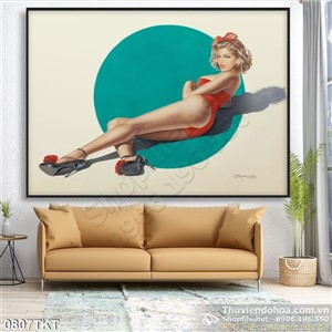 Tranh khỏa thân nghệ thuật tắm nắng