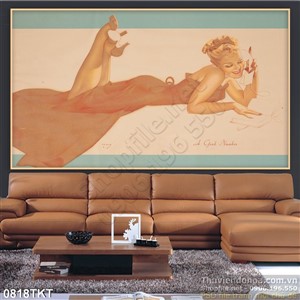 Tranh khỏa thân nghệ thuật trên cát
