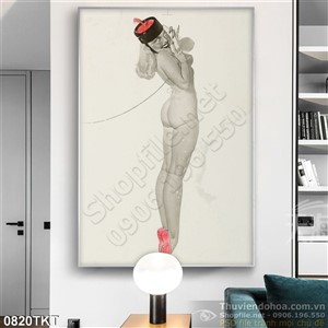Tranh khỏa thân nghệ thuật chì