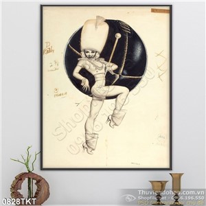 Tranh khỏa thân nghệ thuật vũ nữ