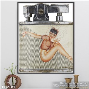 Tranh khỏa thân nghệ thuật màu nước đẹp