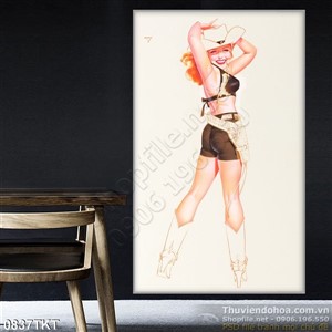 Tranh khỏa thân nghệ thuật trang trí tường đẹp