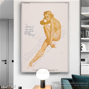 Tranh khỏa thân nghệ thuật màu chì Châu  Âu