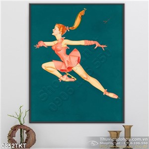 Tranh khỏa thân nghệ thuật sơn dầu treo tường