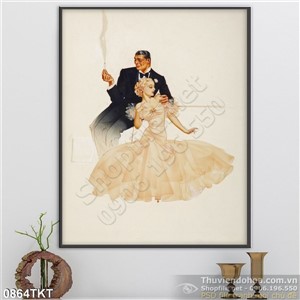 Tranh khỏa thân nghệ thuật sơn màu  đẹp