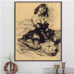 Tranh khỏa thân nghệ thuật chì độc đáo